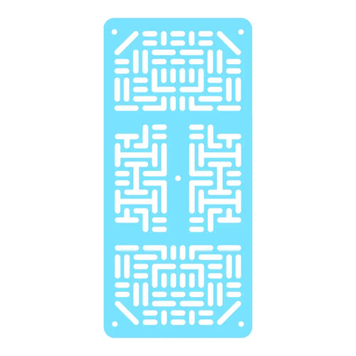 Pololu RP5/Rover 5 Expansion Plate RRC07A (Narrow) Transparent Light-Blue