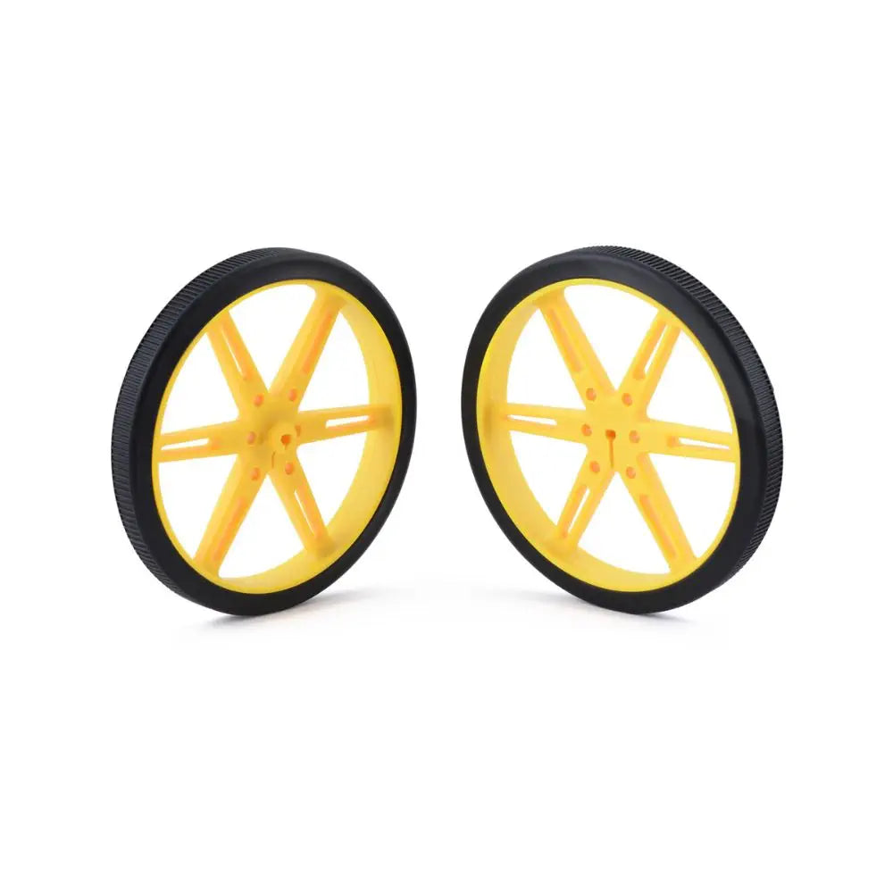 Pololu Wheel 80×10mm Pair - Yellow