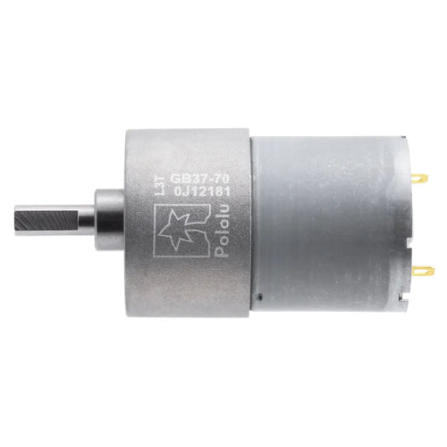 Pololu 70:1 Metal Gearmotor 37Dx54L mm 12V (Helical Pinion)
