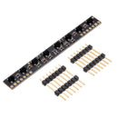 Pololu 8-Channel QTRX Sensor Array for Romi/TI-RSLK MAX (Headers not Soldered)