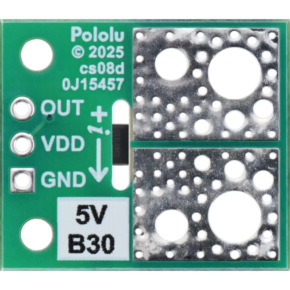 Pololu ACS37042KLHBLT-030B5 Current Sensor Compact Carrier -30A to +30A, 5V