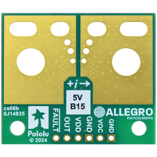 Pololu ACS37220LEZATR-150B5 Current Sensor Large Carrier -150A to +150A, 5V