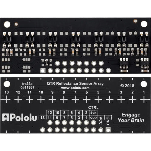 Pololu QTR-MD-07RC Reflectance Sensor Array: 7-Channel, 8mm Pitch, RC Output