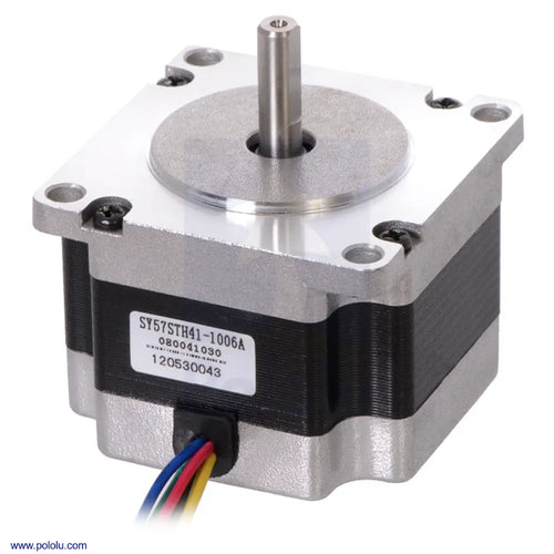 Pololu Stepper Motor: Unipolar/Bipolar, 200 Steps/Rev, 57×41mm, 5.7V, 1 A/Phase