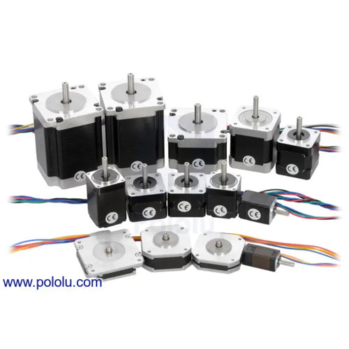 Pololu Stepper Motor w/ 18Cm Lead Screw: Bipolar, 200 Steps/Rev, 42×38mm, 2.8V, 1.7 A/Phase