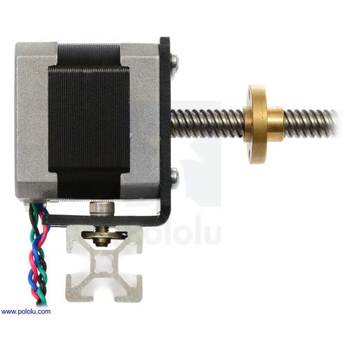 Pololu Stepper Motor w/ 38Cm Lead Screw: Bipolar, 200 Steps/Rev, 42×38mm, 2.8V, 1.7 A/Phase