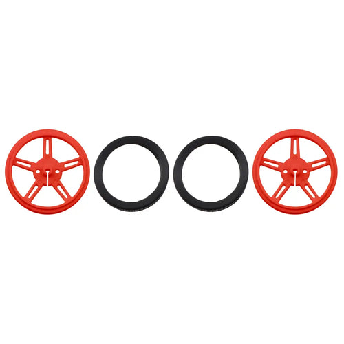 Pololu Wheel 60×8mm Pair - Red