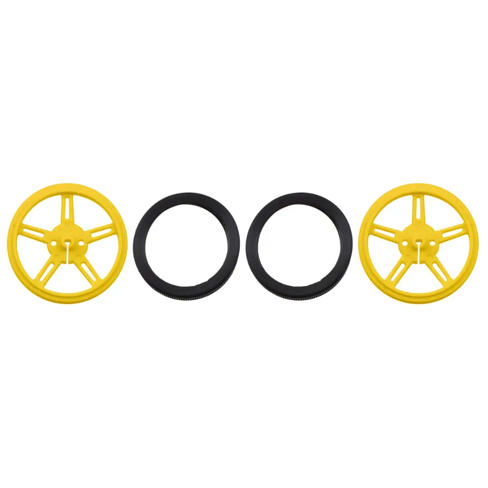 Pololu Wheel 60×8mm Pair - Yellow