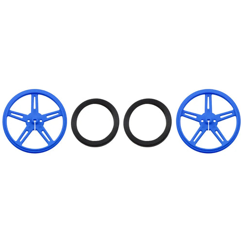 Pololu Wheel 70×8mm Pair - Blue