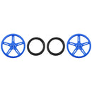 Pololu Wheel 70×8mm Pair - Blue