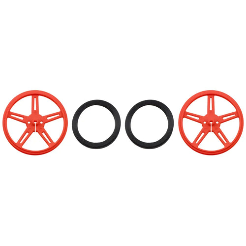 Pololu Wheel 70×8mm Pair - Red