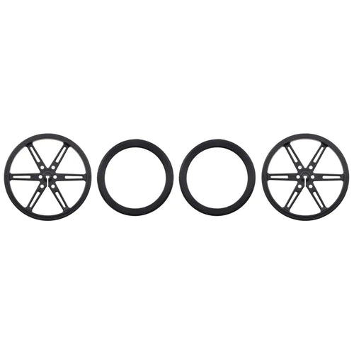 Pololu Wheel 80×10mm Pair - Black