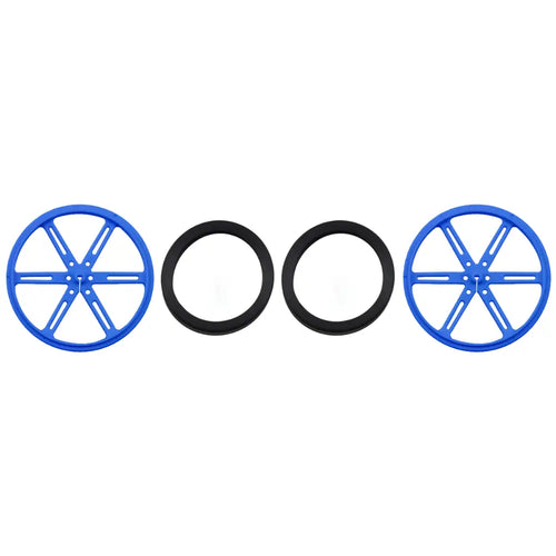 Pololu Wheel 90×10mm Pair - Blue