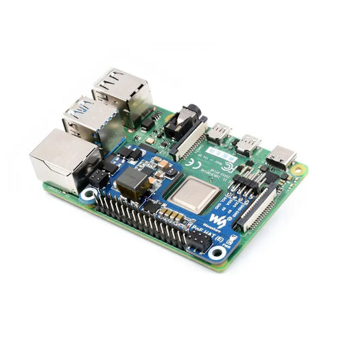 Waveshare Power over Ethernet HAT (E) for Raspberry Pi 3B+/4B, 802.3af-compliant