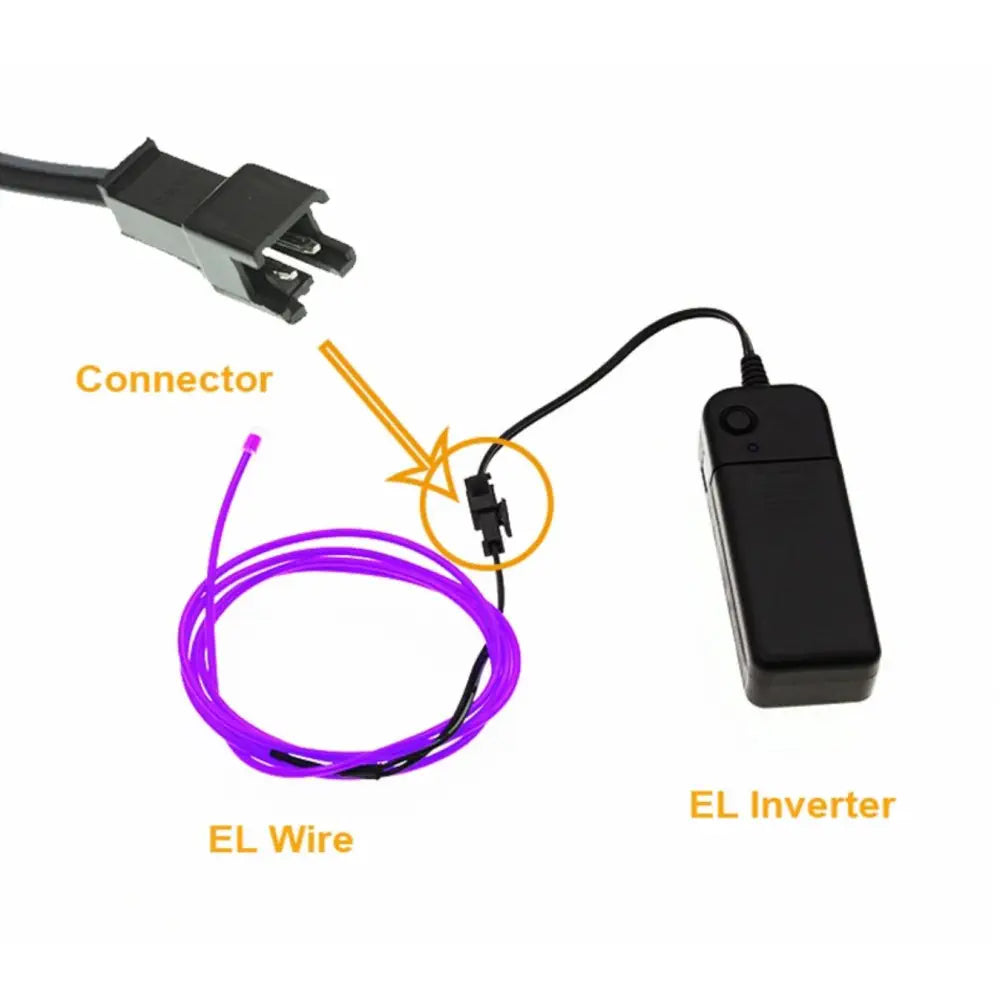 EL Wire - Purple 1m