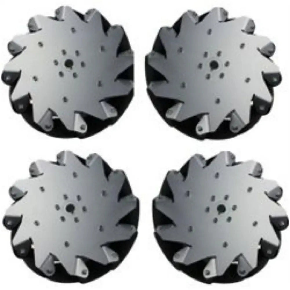 254mm Mecanum Wheel Set (2x Left, 2x Right)