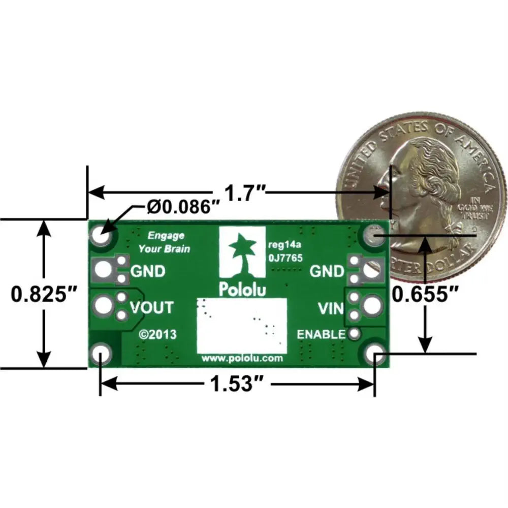 Pololu 6V Step-Up / Step-Down Voltage Regulator S18V20F6