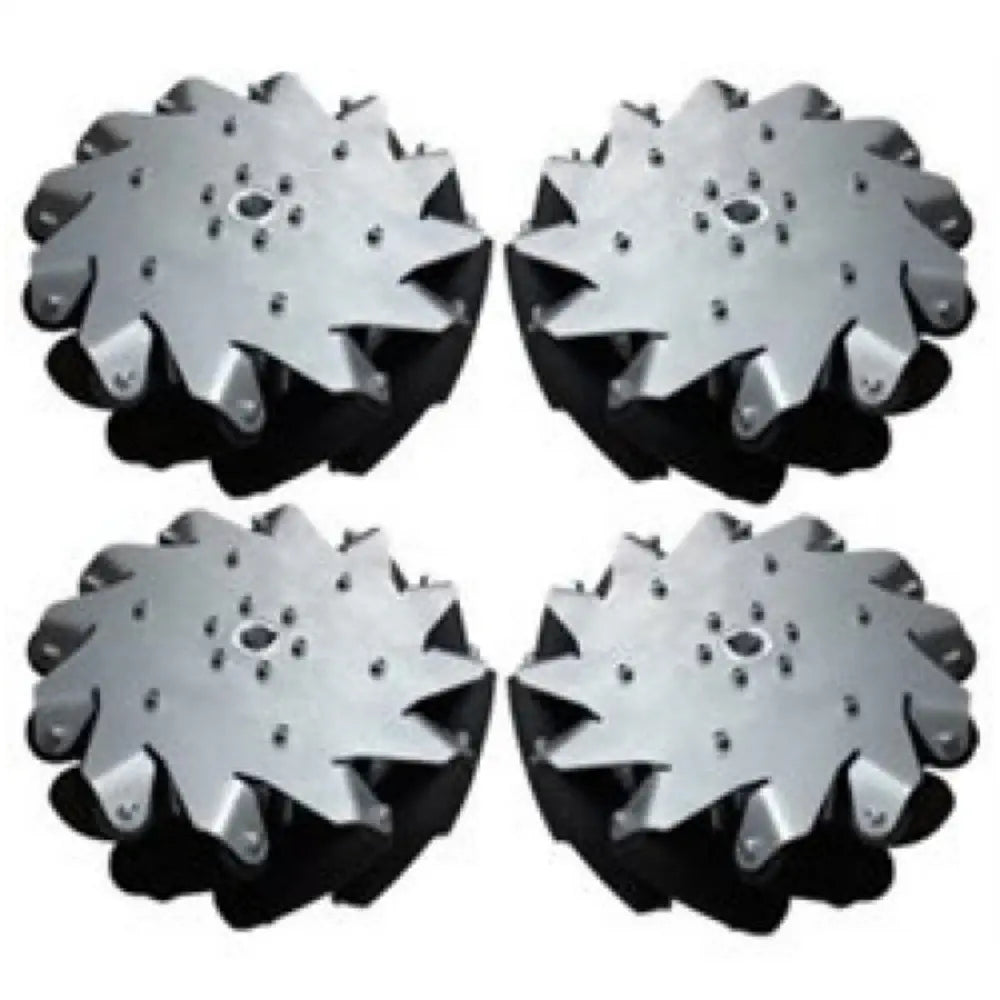 254mm Mecanum Wheel Set (2x Left, 2x Right)