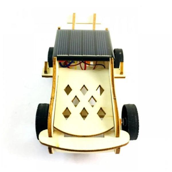 Kit de construcción de madera para proyectos escolares equipo educativo de Ehuebsd madera modelo de coche Solar para escuela primaria juguetes de ensamblaje de pequeña producción | en línea