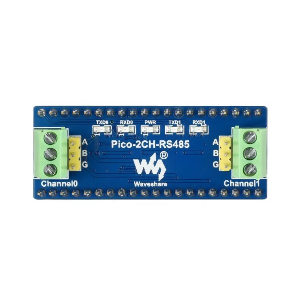 2CH RS485 Module for Raspberry Pi Pico, SP3485 Transceiver, UART to RS485