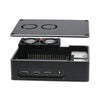 Dual Fan Case for Raspberry Pi 4, Dull-Polish Surface