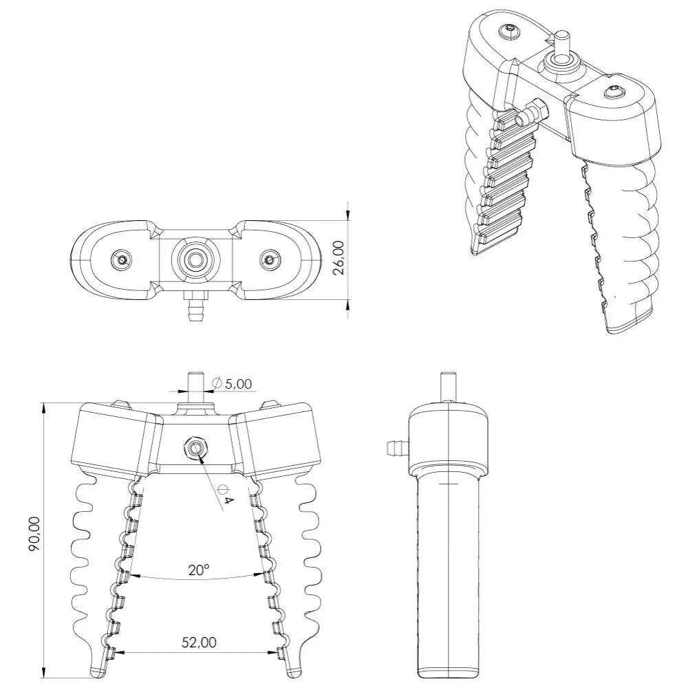 Dobot Magician Softgripper, Two Finger