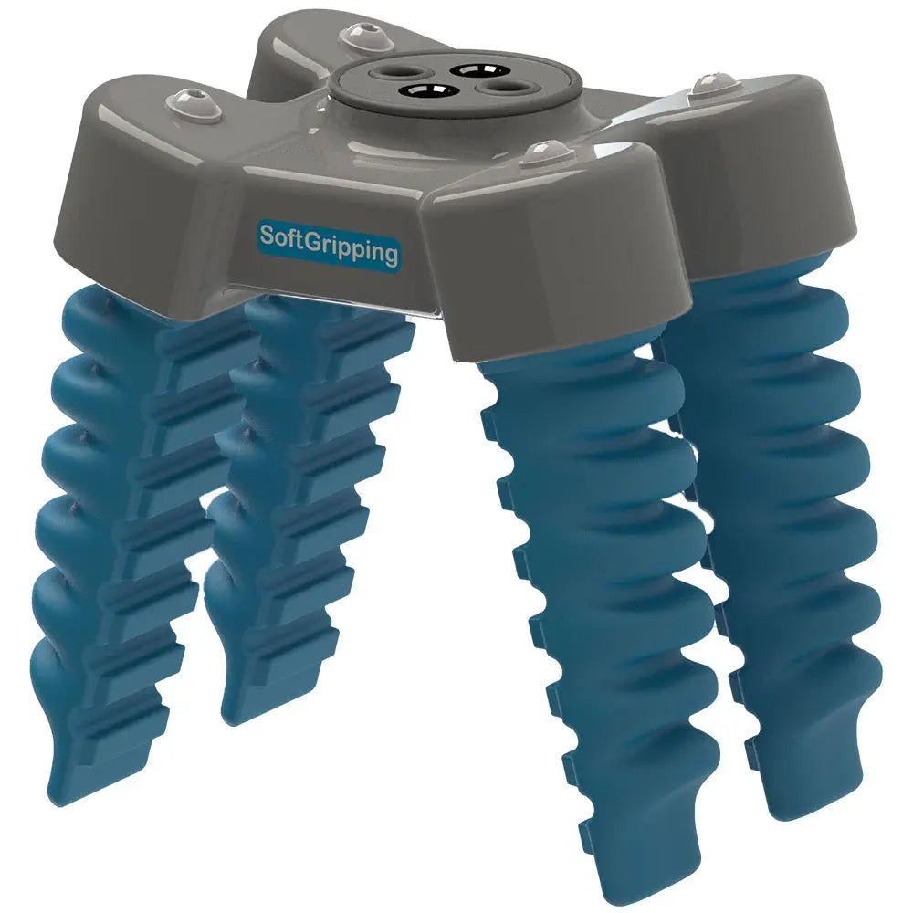 Four Finger Parallel Softgripper, 15 Degree Cone Angle