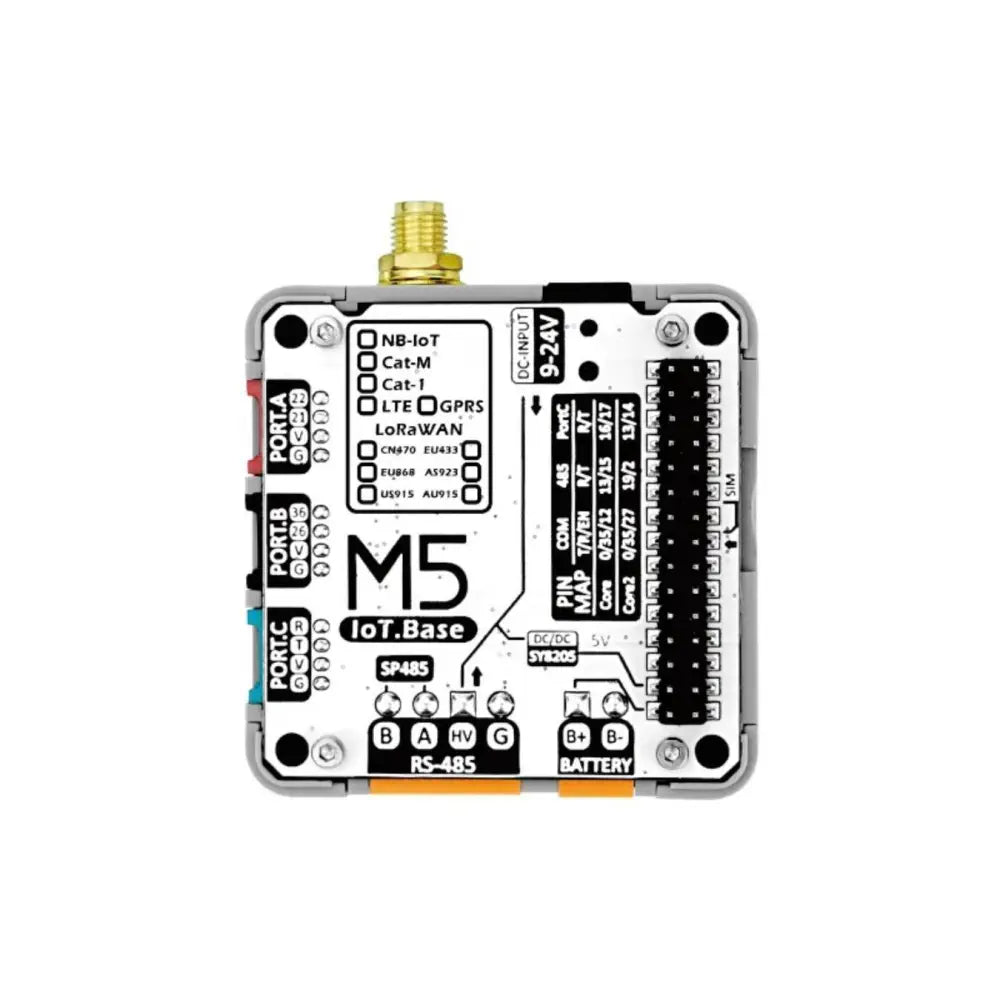 M5Stack IoT Base CAT-M Kit (SIM7080G) w/ Thermal Camera (MLX90640)