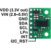 VL53L5CX ToF 8x8-Zone Distance Sensor 400 cm Carrier w/ Voltage Regulator