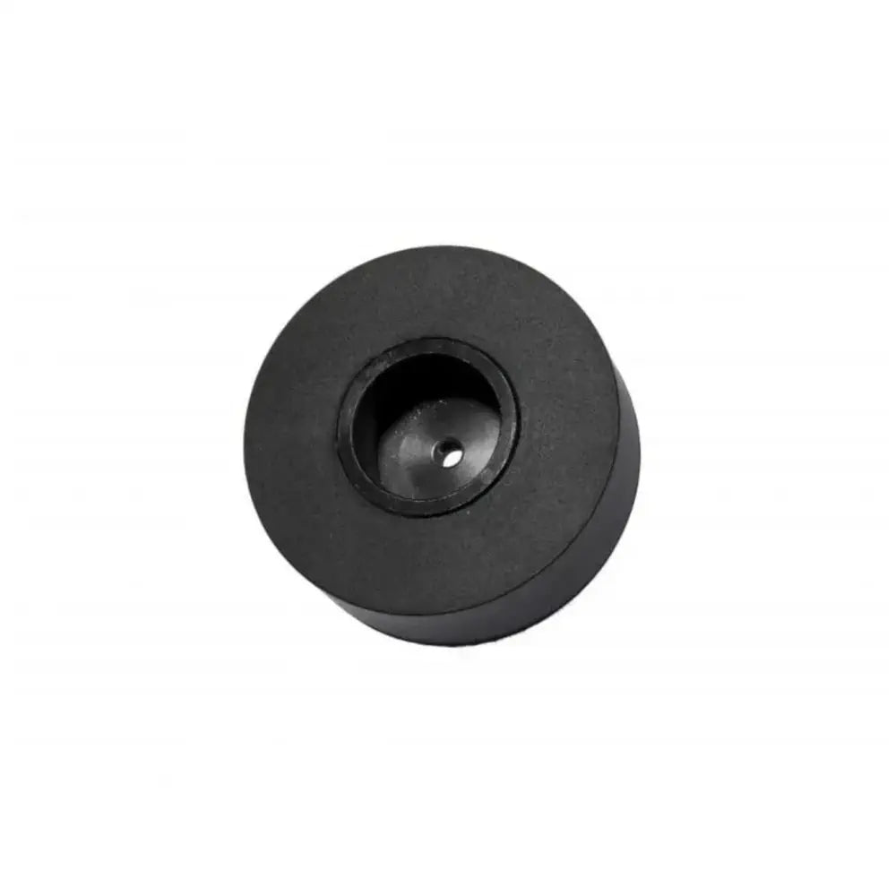Large Rubber Wheel w/ Hub 38mm Diameter 3mm Shaft Hole - Black
