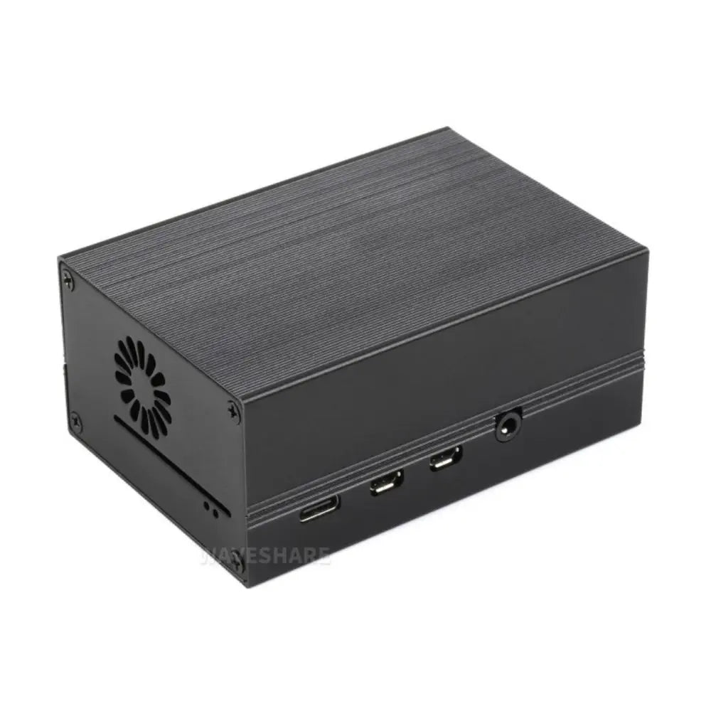 Stripe Cooling Case for Raspberry Pi 4 Built-In Active Radiator w/ Fins