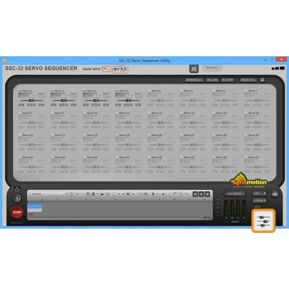 SSC-32 Servo Sequencer Utility - Free to Download