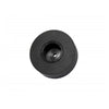 Large Rubber Wheel w/ Hub 38mm Diameter 2mm Shaft Hole - Black