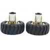 6V N20 Micro Gear Motor w/ Rubber Wheel (1 Pair)