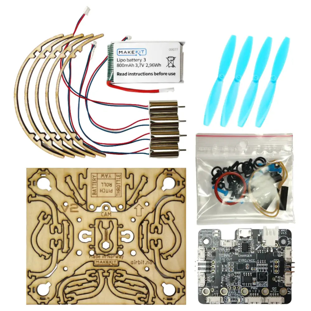 Air:bit 2 Programmable Drone Class Kit (6x) w/ 12x micro:bit