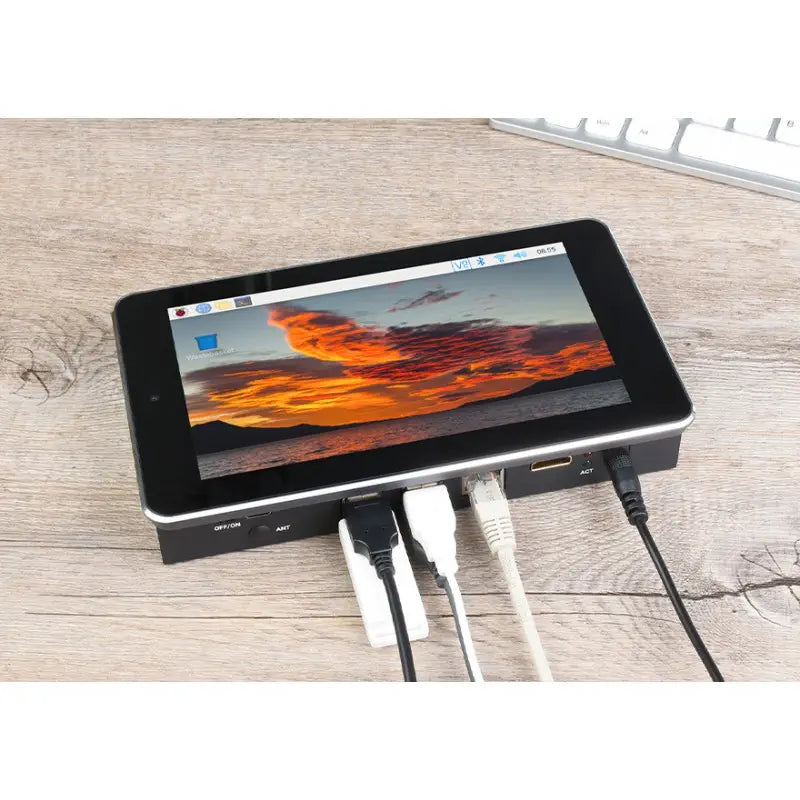 7in Touch Screen All-In-One Kit for RPi CM4, 5MP Camera (EU Plug)