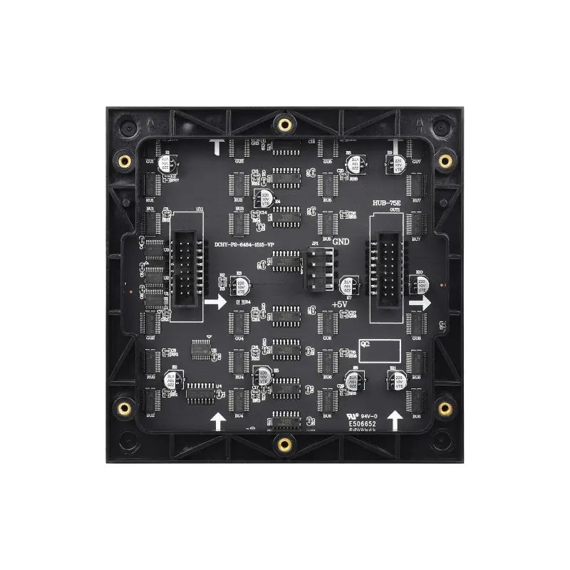 RGB Full-Color LED Matrix Panel, 2mm Pitch, 64x64 pixels, Adjustable Brightness
