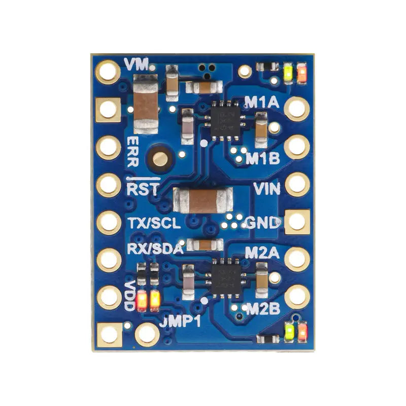 Motoron M2T550 Dual I2C Motor Controller (Header Pins Soldered)