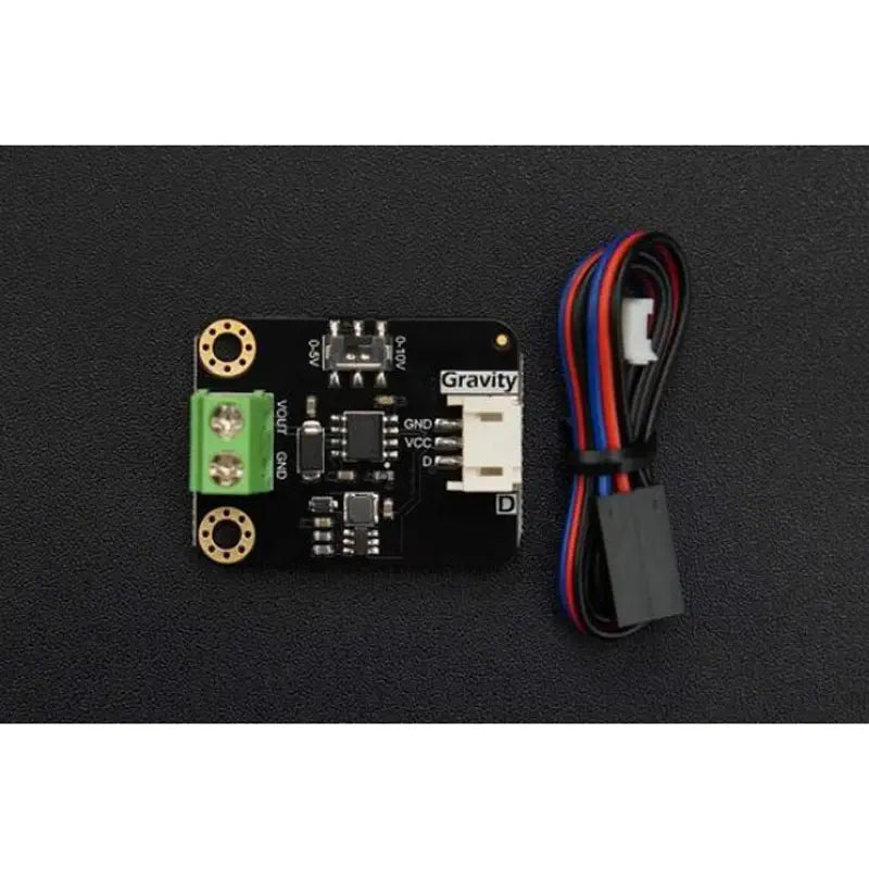 Gravity: GP8101S 1-Channel PWM to 0-5V/10V DAC Module