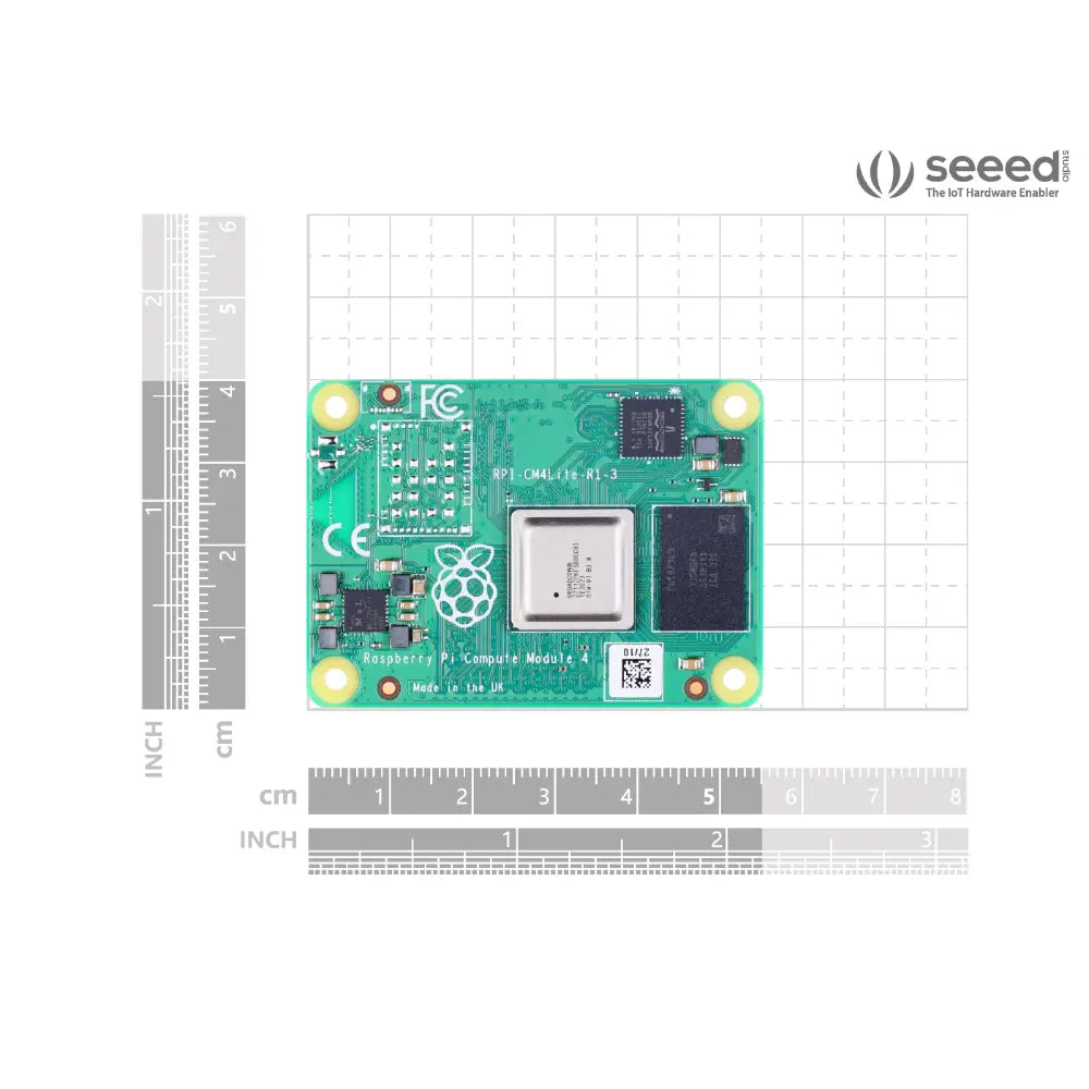 Pi/4 Compute Module Handheld Raspberry Pi 4 Compute Module 4 - 16GB eMMC, 2GB LPDDR4 RAM (CM4002016 ...
