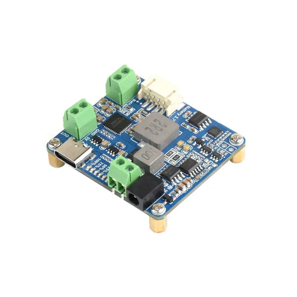 Cpolebev Solar Power Manager MPPT – Regelt 6V-24V Solarmodule, Typ-C 5V/3A Ausgang, Für 3,7V Akkus, Inkl. Batteriefach