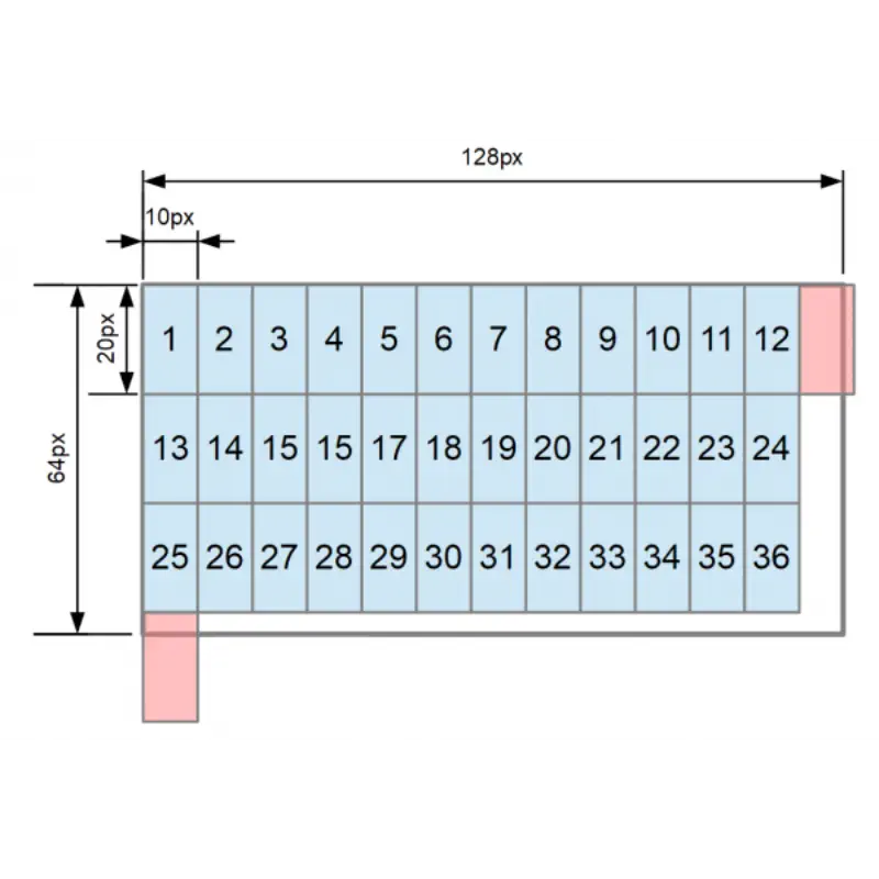 Phidgets Graphic LCD (LCD1100_1)