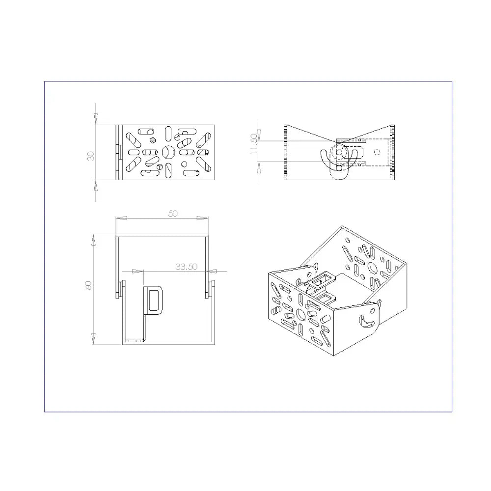 Sparkfun Pan/Tilt Bracket Kit (Multi Attachment)