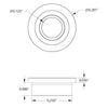 ServoCity 1/8" ID Flanged Ball Bearing (1/4" OD, 7/64" Thickness) - 2 Pack