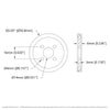 ServoCity 2-inch Acrylic Disc Wheel Clear (2x)