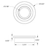 ServoCity 3/16" ID Flanged Ball Bearing (3/8" OD, 1/8" Thickness) - 2 Pack