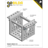 ServoCity 1103 Series L-Beam 9 Hole, 72mm Length (2x)