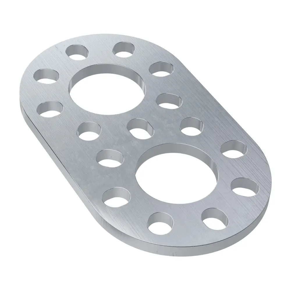 ServoCity 1105 Series Round-End Pattern Plate (2 Hole, 56mm Length)