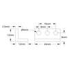 ServoCity 1103 Series L-Beam 3 Hole, 24mm Length (2x)