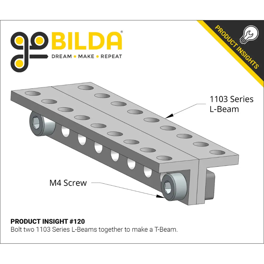 ServoCity 1103 Series L-Beam 3 Hole, 24mm Length (2x)